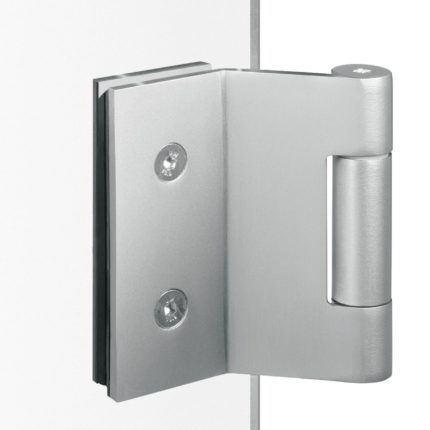 Glastuerband VG 3990K links| Stahl matt verchromt |