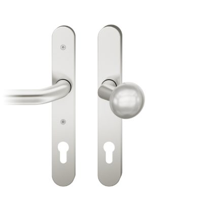 RT-Wechselgarnitur PZ 92mm |  Stift 8mm | Aluminium naturfarbig |
