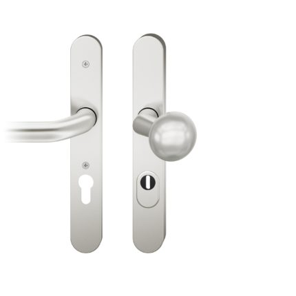 RT-ZA Wechselgarnitur PZ 72mm |  Stift 8mm | Aluminium naturfarbig |