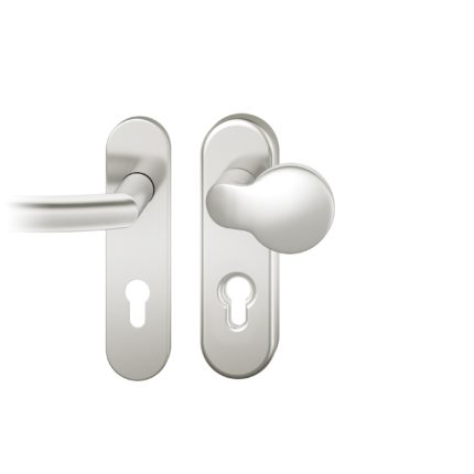 Wechsel-Grt. PZ 72mm        S2 |  Kurzschild 11mm | Stift 8mm |Aluminium naturfarbig