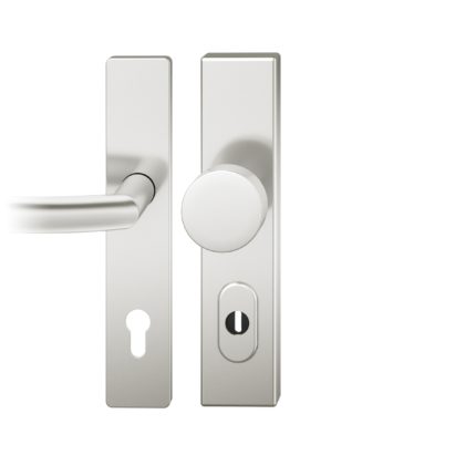 Wechsel-Grt. PZ 92mm        S2 |  Langschild ZA | Stift 10mm |Aluminium naturfarbig