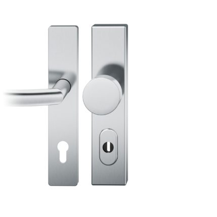 Wechsel-Grt. PZ 92mm        S4 |  Langschild ZA | Stift 10mm |Edelstahl fein matt