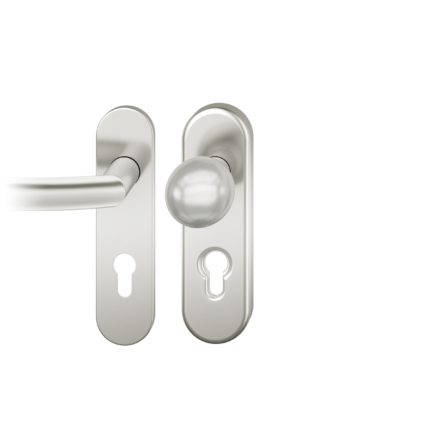 Wechsel-Grt. PZ 72mm        S2 |  Kurzschild 11mm | Stift 8mm |Aluminium naturfarbig