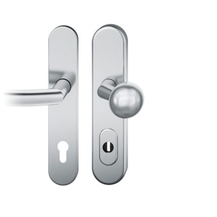 Wechsel-Grt. PZ 92mm        S2 |  Langschild ZA | Stift 10mm |Edelstahl fein matt