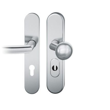 Wechsel-Grt. PZ 72mm        S4 |  Langschild ZA | Stift 8mm |Edelstahl fein matt