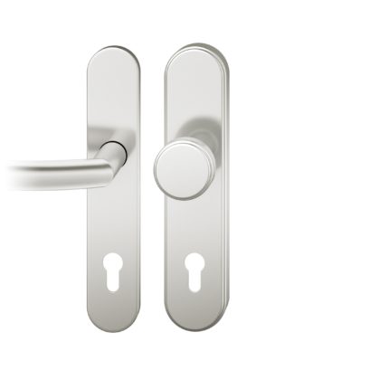 Wechsel-Grt. PZ 92mm        S2 |  Langschild 15mm | Stift 10mm |Aluminium naturfarbig