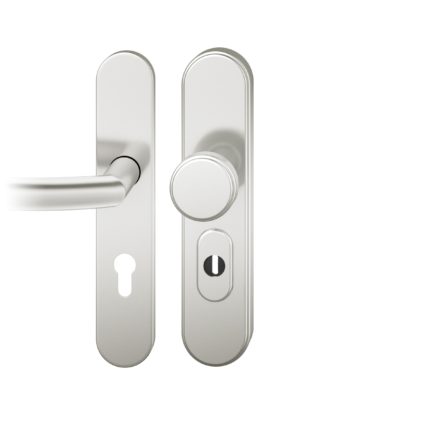 Wechsel-Grt. PZ 72mm        S2 |  Langschild ZA | Stift 8mm |Aluminium naturfarbig