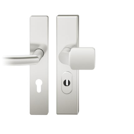 Wechsel-Grt. PZ 72mm        S4 |  Langschild ZA | Stift 8mm |Aluminium naturfarbig