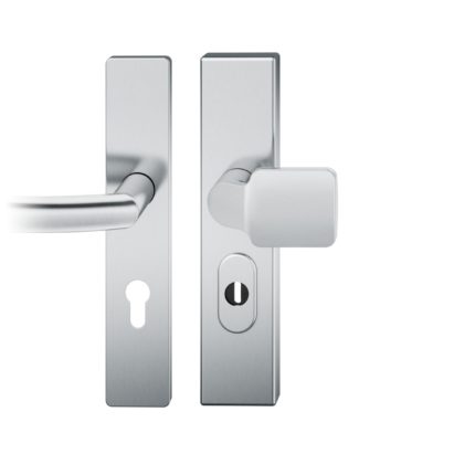 Wechsel-Grt. PZ 72mm        S4 |  Langschild ZA | Stift 8mm |Edelstahl fein matt