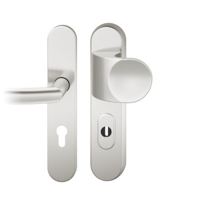 Wechsel-Grt. PZ 72mm        S2 |  Langschild ZA | Stift 8mm |Aluminium naturfarbig