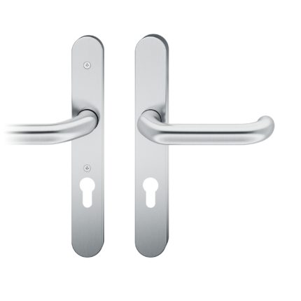 FS-RT Drueckergarnitur PZ 72 |  Stift 9mm | Edelstahl fein matt |