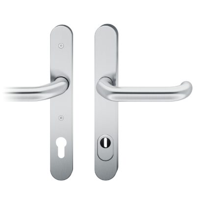 FS-RT-ZA Drueckergarnitur PZ 92 |  Stift 9mm | Edelstahl fein matt |