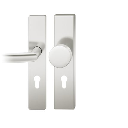 FS-Wechsel-Grt. PZ 72mm S2 |  Langschild 15mm | Stift 9mm |Aluminium naturfarbig