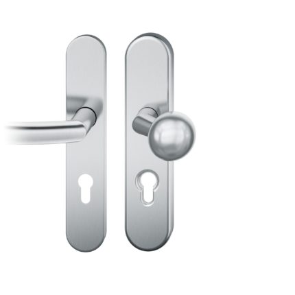 FS-Wechsel-Grt. PZ 72mm     S2 |  Langschild 11mm | Stift 9mm |Edelstahl fein matt