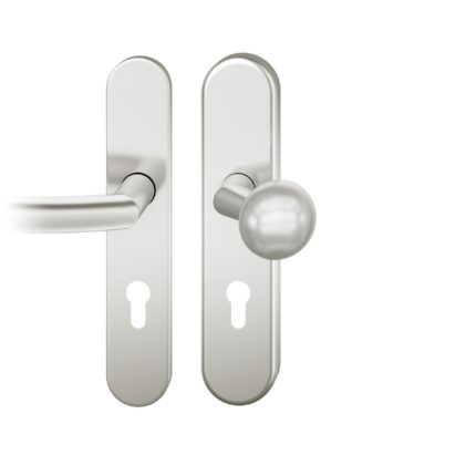 FS-Wechsel-Grt. PZ 92mm     S2 |  Langschild 15mm | Stift 9mm |Aluminium naturfarbig