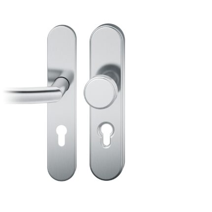 FS Wechsel-Grt. PZ 72mm S2 |  Langschild oval | 11mm. Stift 9mm |Edelstahl fein matt